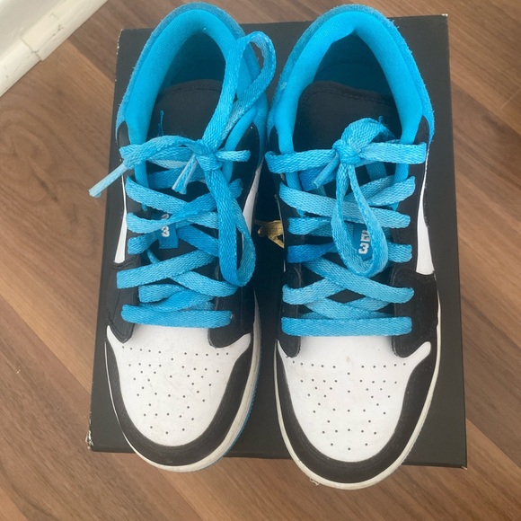 jordan Low Youth Blue suede - Picture 3 of 4